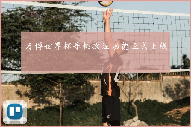 万博世界杯手机投注功能正式上线