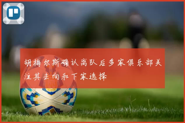 胡梅尔斯确认离队后多家俱乐部关注其去向和下家选择